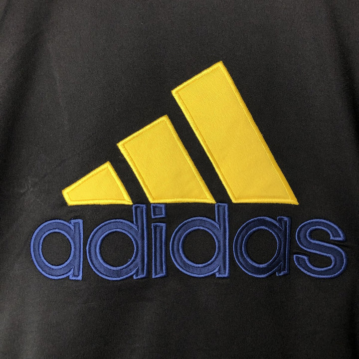 Vintage 90s-00'S Adidas track jacket, size M, men's polyester black type Vintage Second Hand