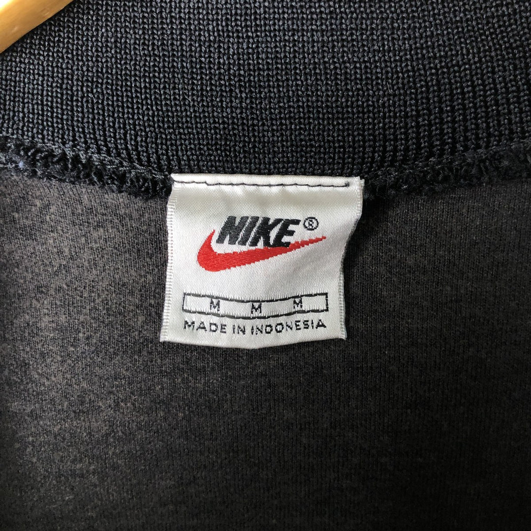 Nike Track Jacket, Made in USA, Men's Size M (equivalent to size M) polyester black type Vintage Second Hand