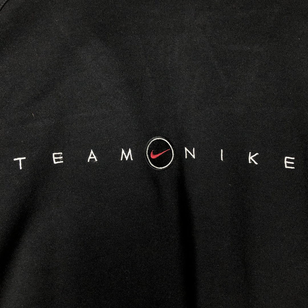 Nike Track Jacket, Made in USA, Men's Size M (equivalent to size M) polyester black type Vintage Second Hand