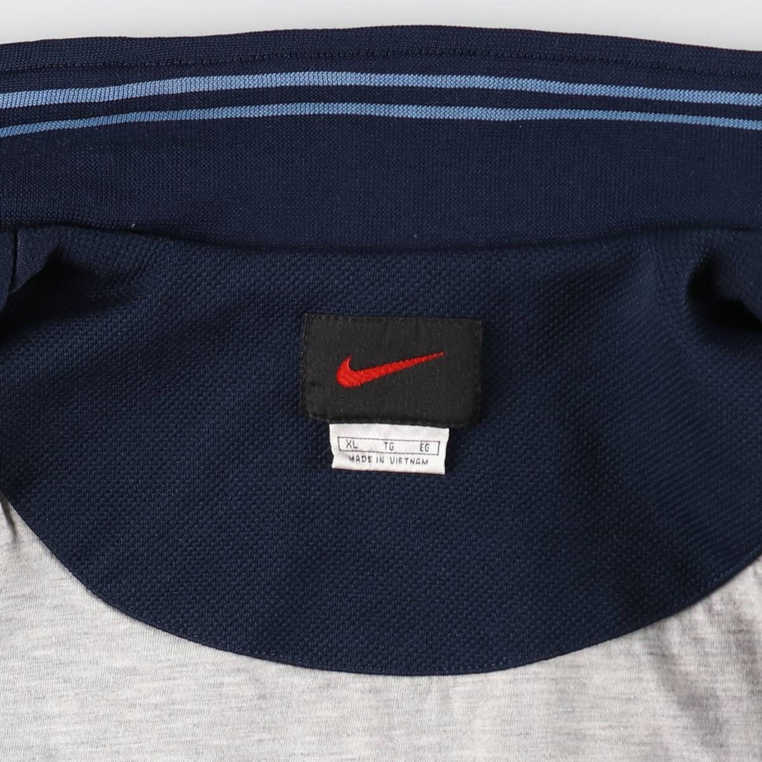 90'S Nike Jersey Track Jacket Men's XL Vintage polyester gray type Vintage Second Hand