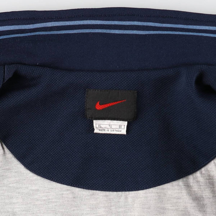 90'S Nike Jersey Track Jacket Men's XL Vintage polyester gray type Vintage Second Hand