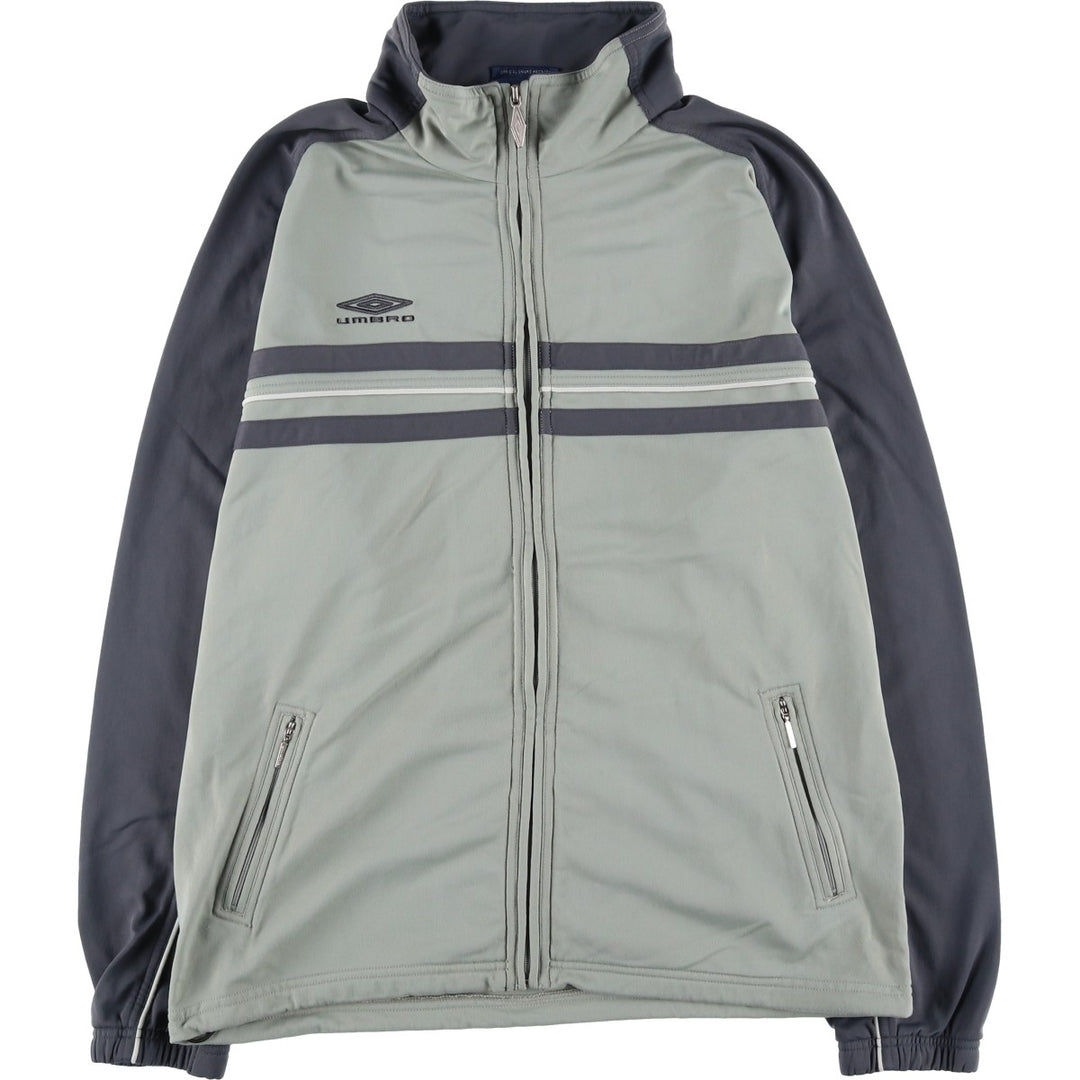 Vintage 90'S Umbro Track Jacket, Men's Size Medium polyester gray type Vintage Second Hand