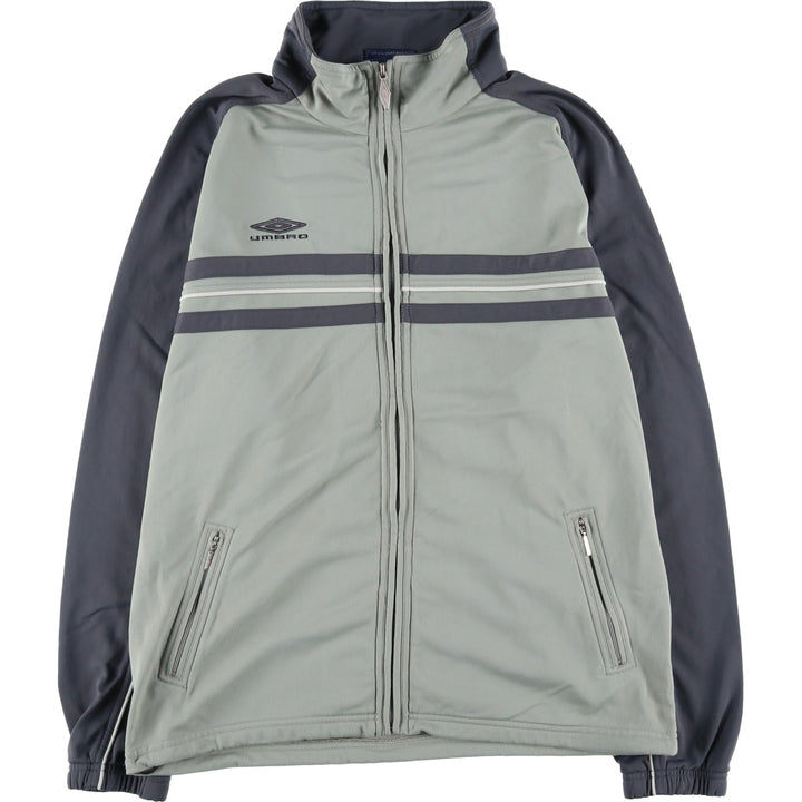 Vintage 90'S Umbro Track Jacket, Men's Size Medium polyester gray type Vintage Second Hand
