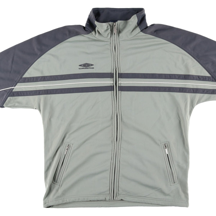 Vintage 90'S Umbro Track Jacket, Men's Size Medium polyester gray type Vintage Second Hand