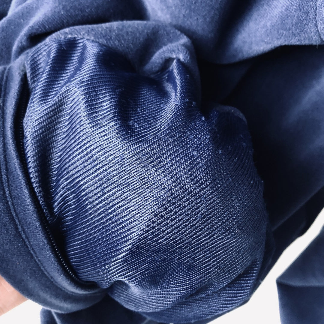 90s-00'S Adidas Trefoil Logo Velour Track Jacket, Men's Size S (approx.) polyester navy blue type Vintage Second Hand