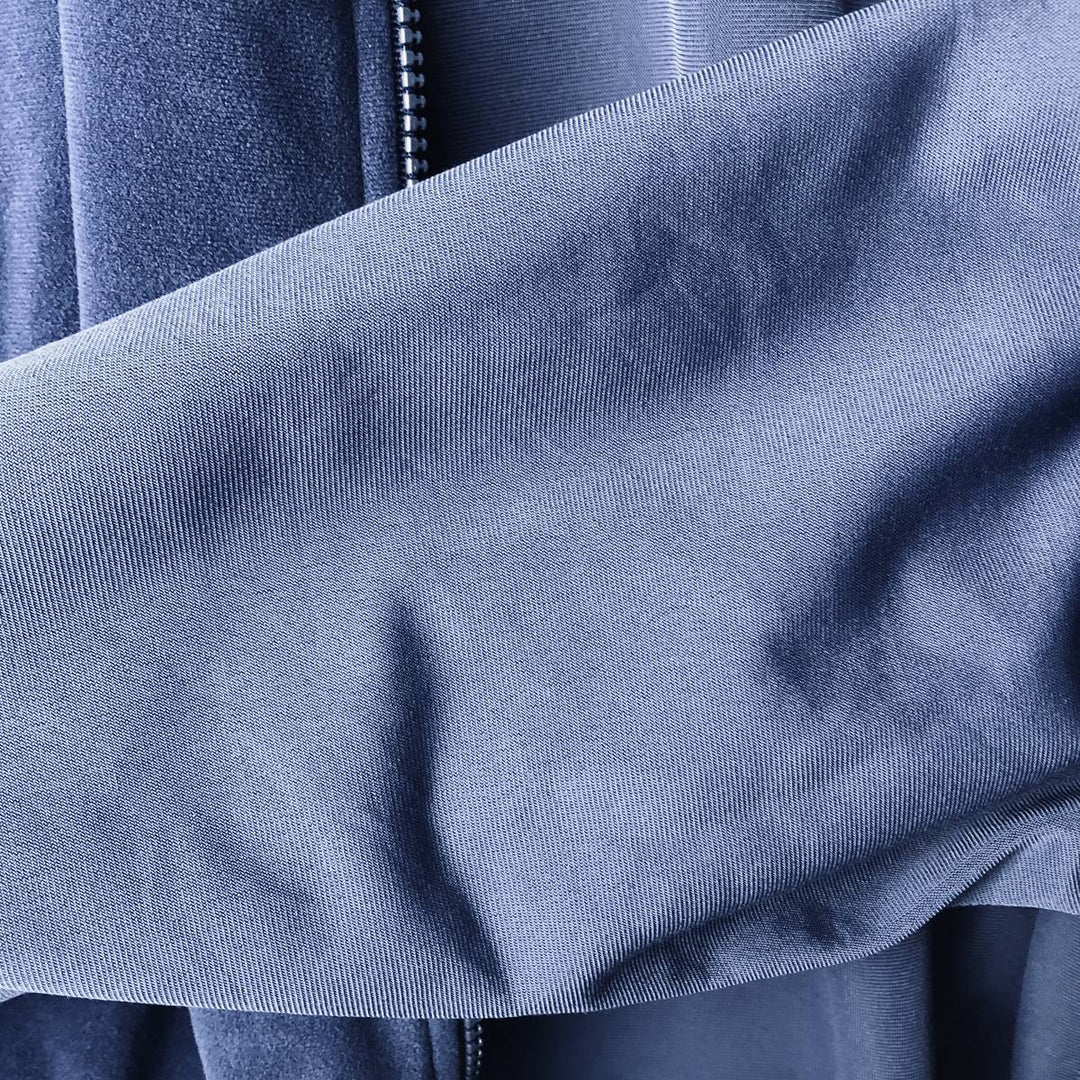 90s-00'S Adidas Trefoil Logo Velour Track Jacket, Men's Size S (approx.) polyester navy blue type Vintage Second Hand