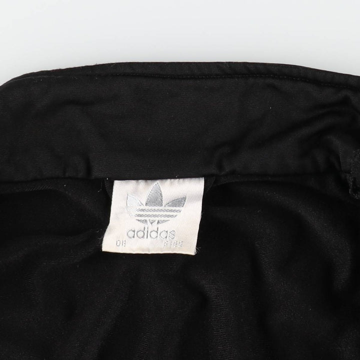 Vintage 1980'S adidas Trefoil logo track jacket, men's size L polyester black type Vintage Second Hand