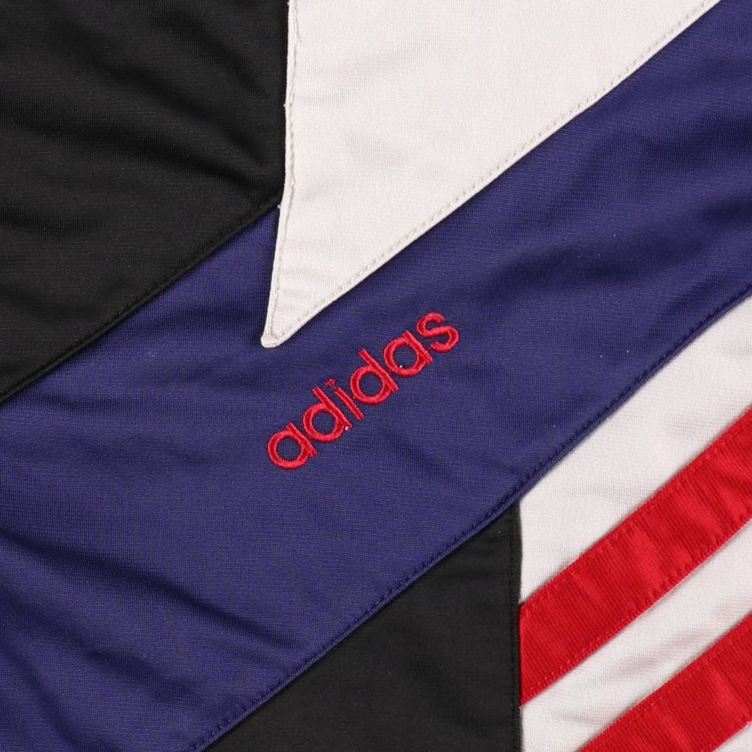 Vintage 1980'S adidas Trefoil logo track jacket, men's size L polyester black type Vintage Second Hand