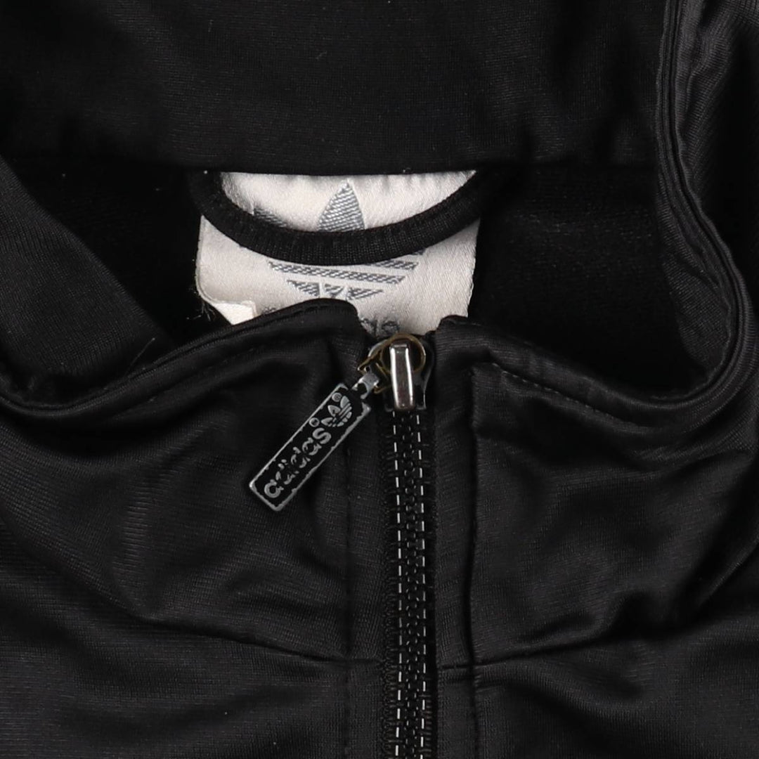 Vintage 1980'S adidas Trefoil logo track jacket, men's size L polyester black type Vintage Second Hand
