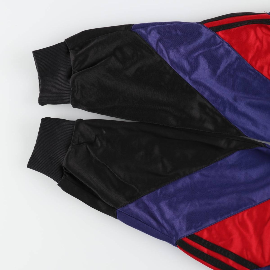 Vintage 1980'S adidas Trefoil logo track jacket, men's size L polyester black type Vintage Second Hand