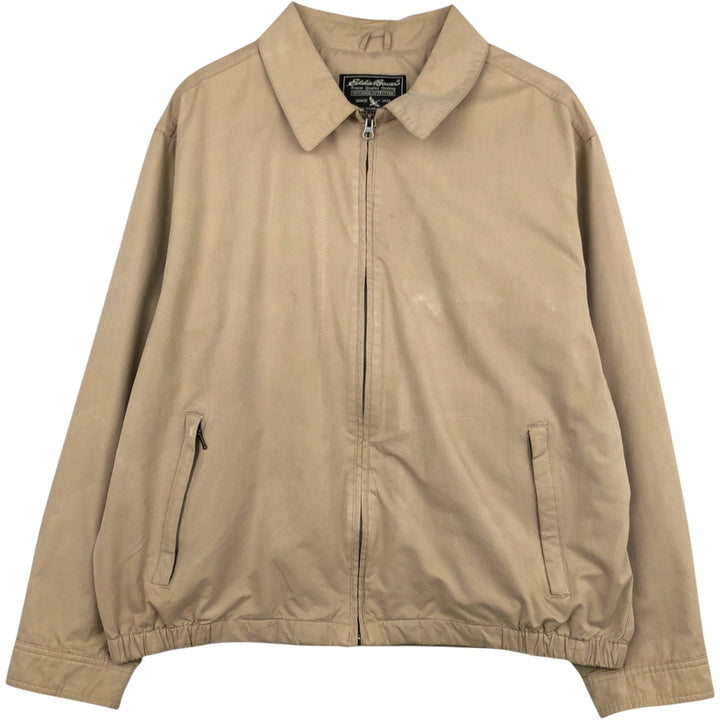 Eddie Bauer Swing Top Sports Jacket, Men's Size L polyester Beige type Vintage Second Hand