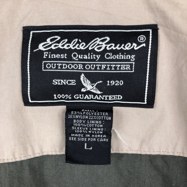 Eddie Bauer Swing Top Sports Jacket, Men's Size L polyester Beige type Vintage Second Hand
