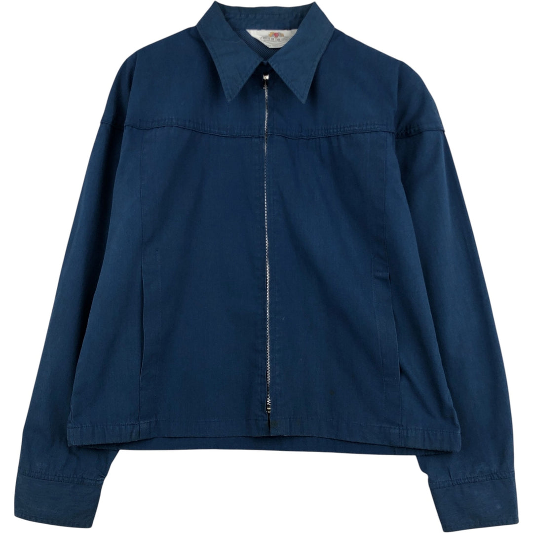 Fruit of the Loom Swing Top Sports Jacket, Men's Size L (approx.) polyester blue type Vintage Second Hand