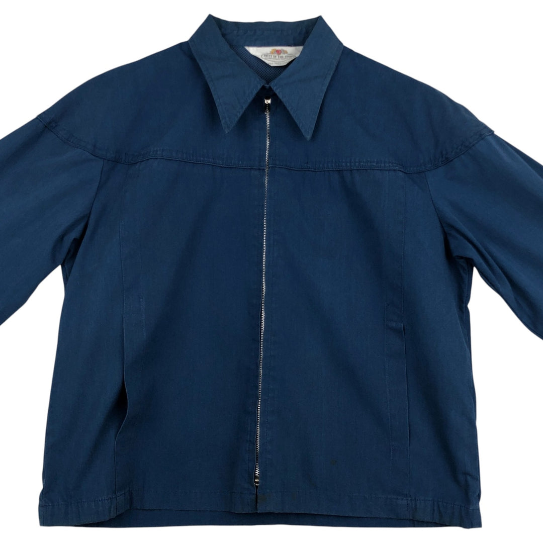 Fruit of the Loom Swing Top Sports Jacket, Men's Size L (approx.) polyester blue type Vintage Second Hand