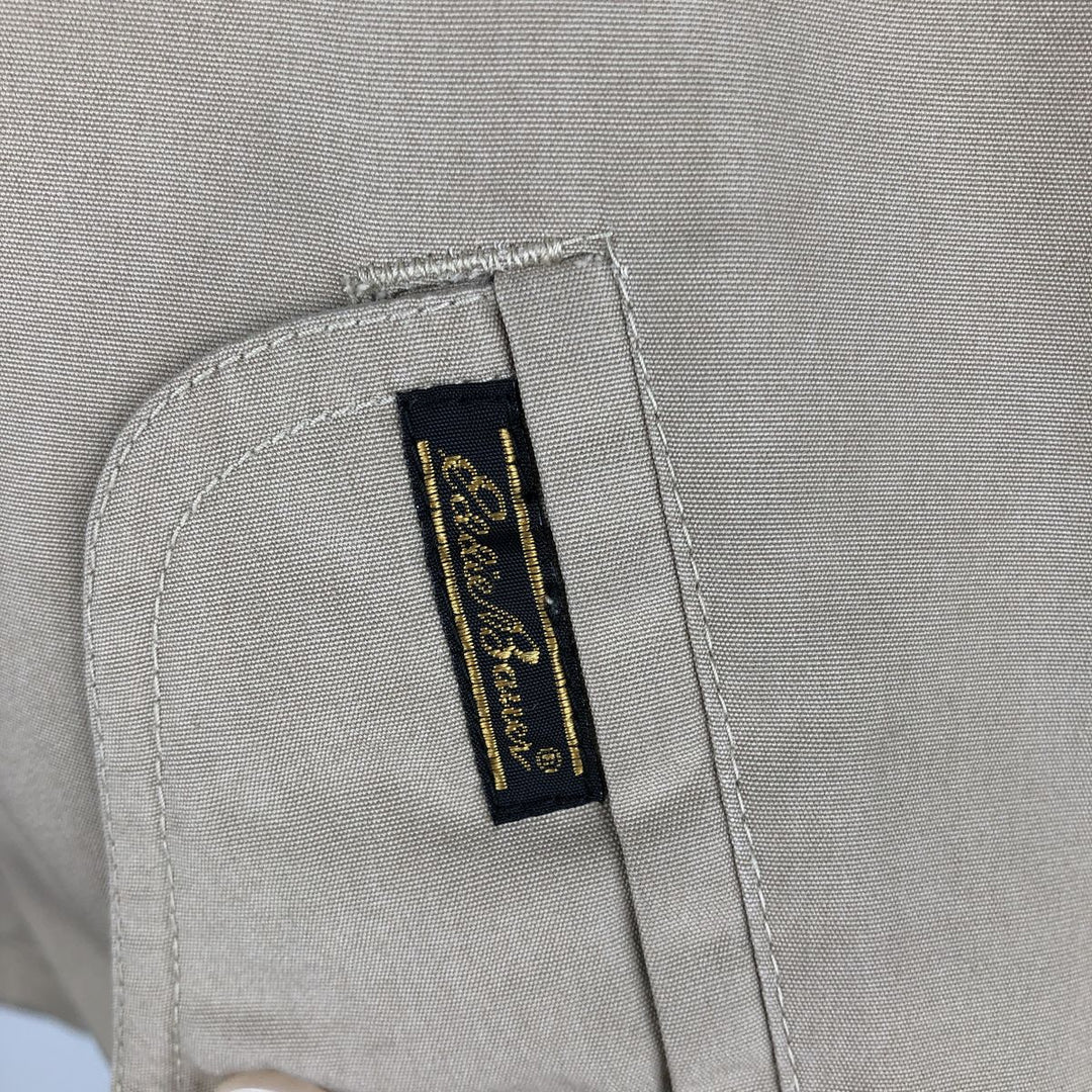 80s-90'S Eddie Bauer Harrington Jacket Swing Top, Men's Size L (Equivalent), Vintage polyester Beige type Vintage Second Hand