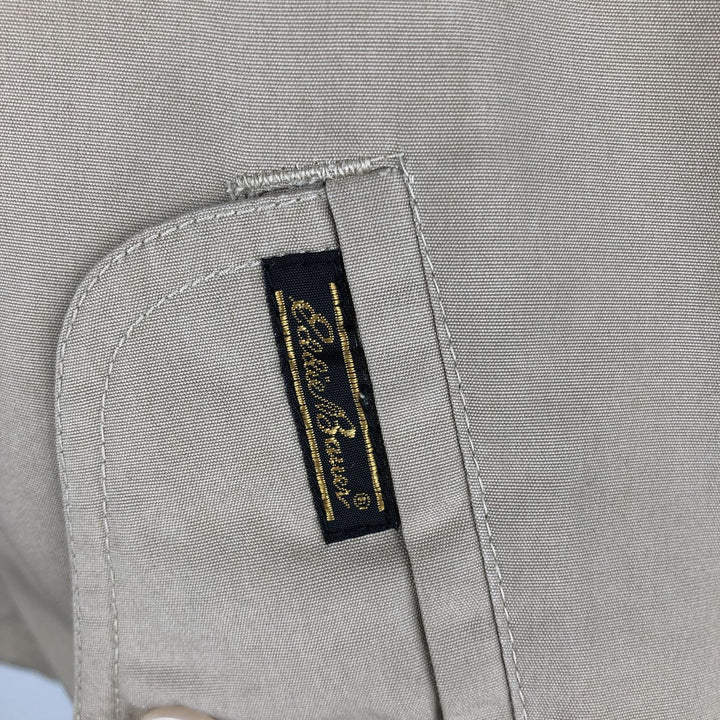 80s-90'S Eddie Bauer Harrington Jacket Swing Top, Men's Size L (Equivalent), Vintage polyester Beige type Vintage Second Hand