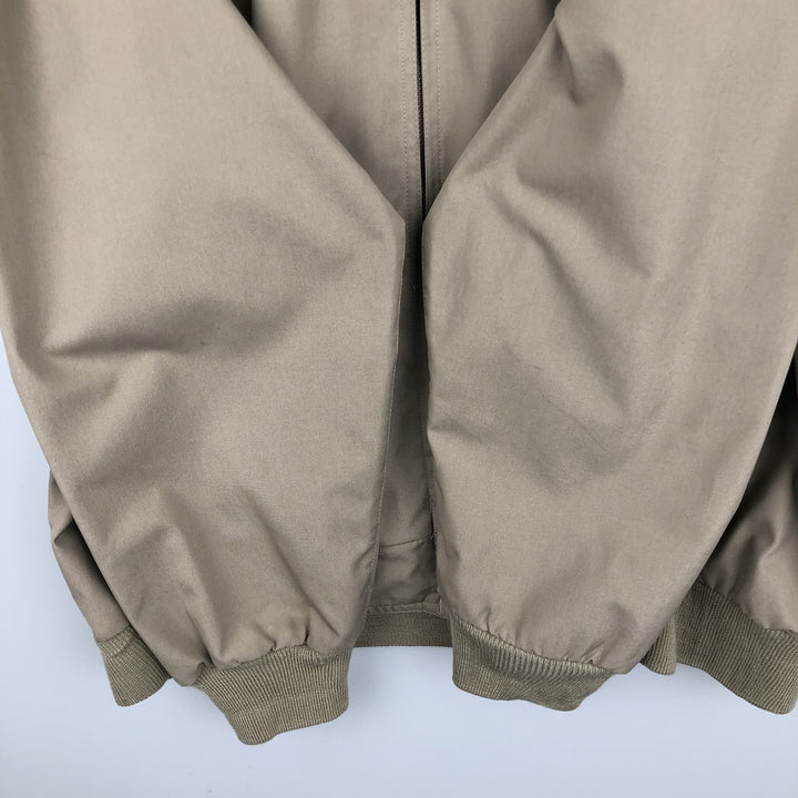 80s-90'S Eddie Bauer Harrington Jacket Swing Top, Men's Size L (Equivalent), Vintage polyester Beige type Vintage Second Hand