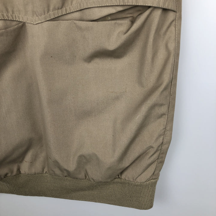 80s-90'S Eddie Bauer Harrington Jacket Swing Top, Men's Size L (Equivalent), Vintage polyester Beige type Vintage Second Hand