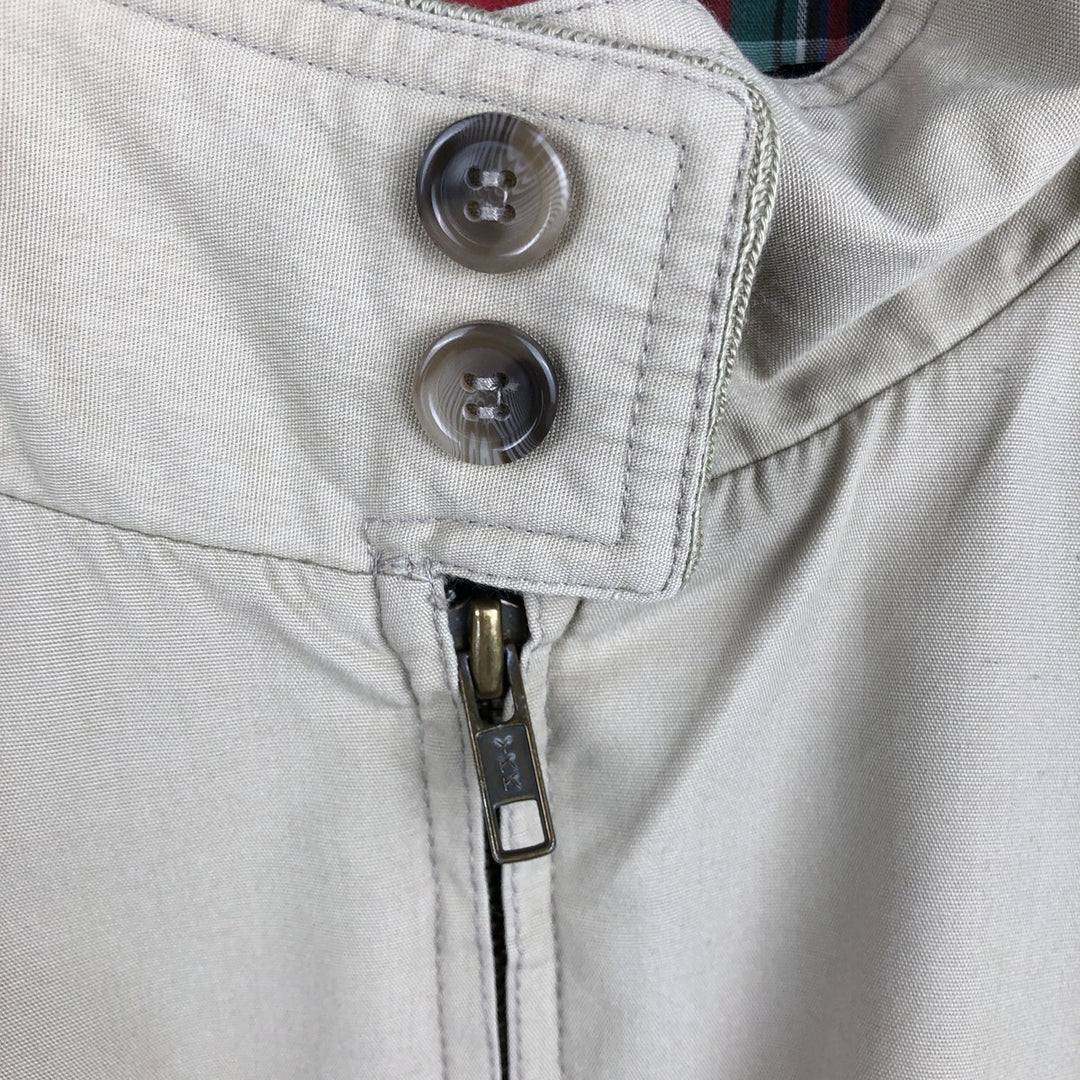 90'S Eddie Bauer Harrington Jacket, Swing Top, Men's XL equivalent, Check Pattern Liner, Vintage polyester Beige type Vintage Second Hand