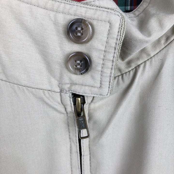 90'S Eddie Bauer Harrington Jacket, Swing Top, Men's XL equivalent, Check Pattern Liner, Vintage polyester Beige type Vintage Second Hand