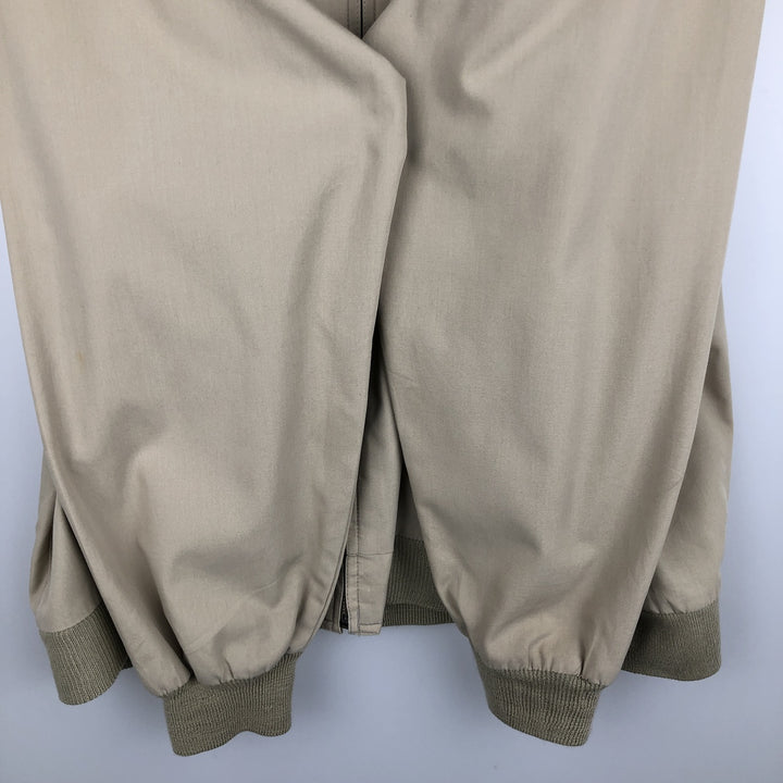 90'S Eddie Bauer Harrington Jacket, Swing Top, Men's XL equivalent, Check Pattern Liner, Vintage polyester Beige type Vintage Second Hand