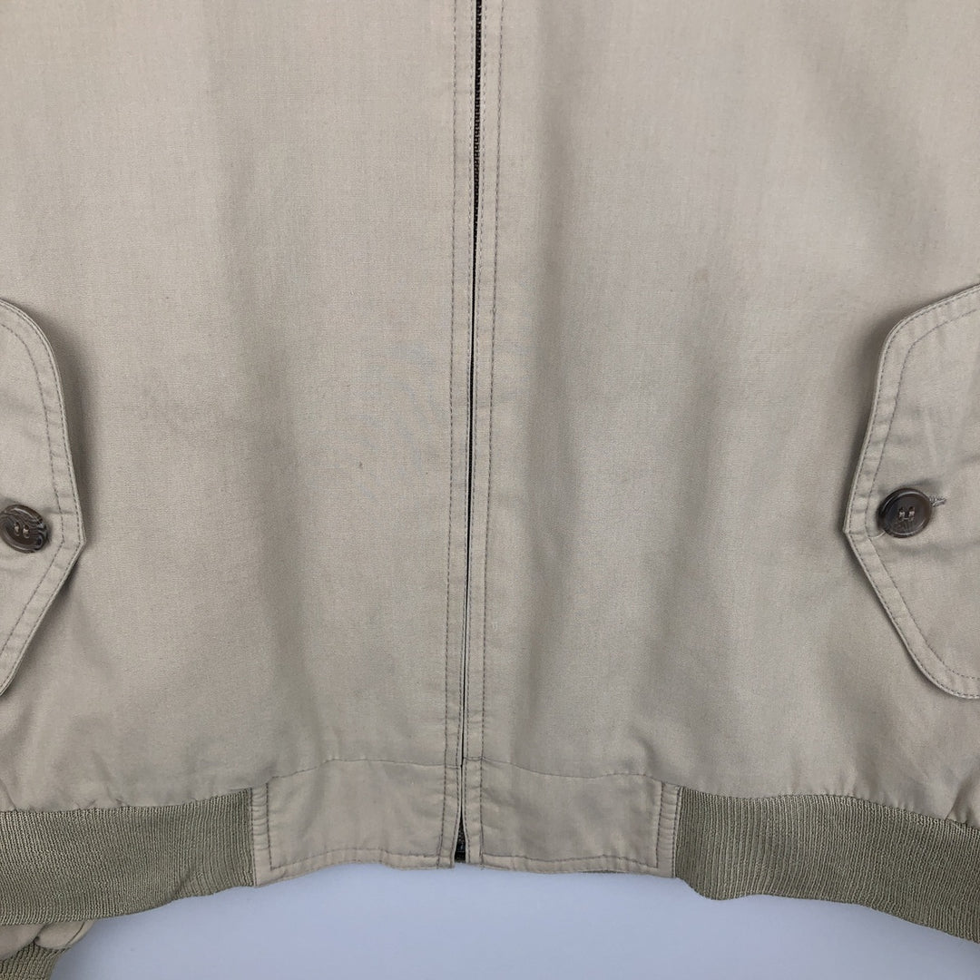 90'S Eddie Bauer Harrington Jacket, Swing Top, Men's XL equivalent, Check Pattern Liner, Vintage polyester Beige type Vintage Second Hand