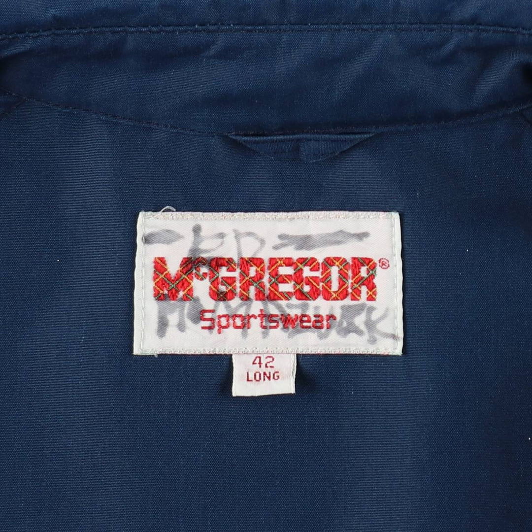 McGREGOR Swing Top Sports Jacket, Men's Size L (approx.) unclear blue type Vintage Second Hand