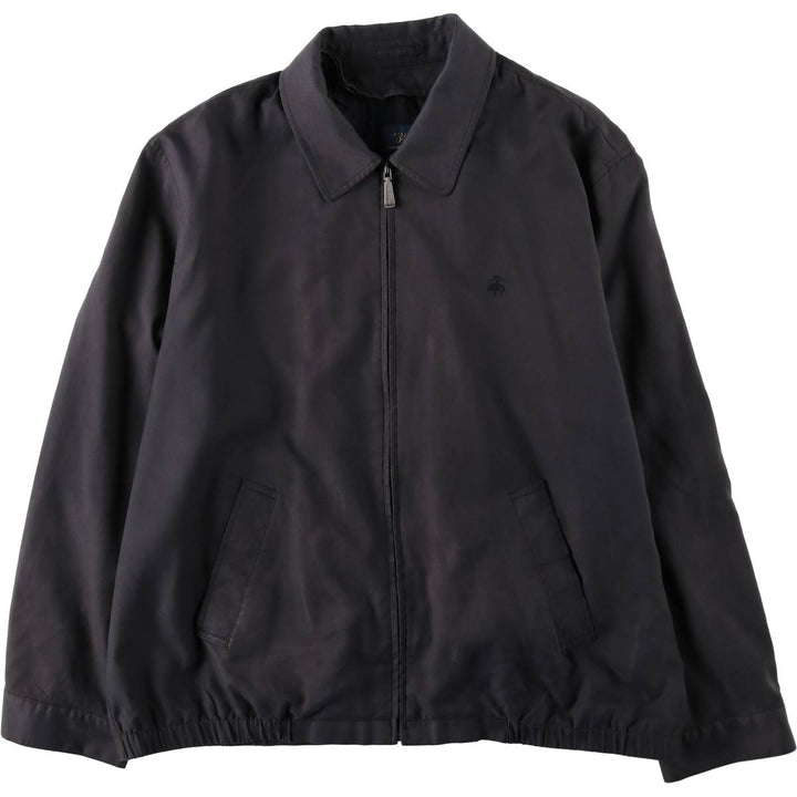 Brooks Brothers 346 Swing Top Sports Jacket, Men's Size XL (approx.) Nylon Charcoal Vintage Second Hand