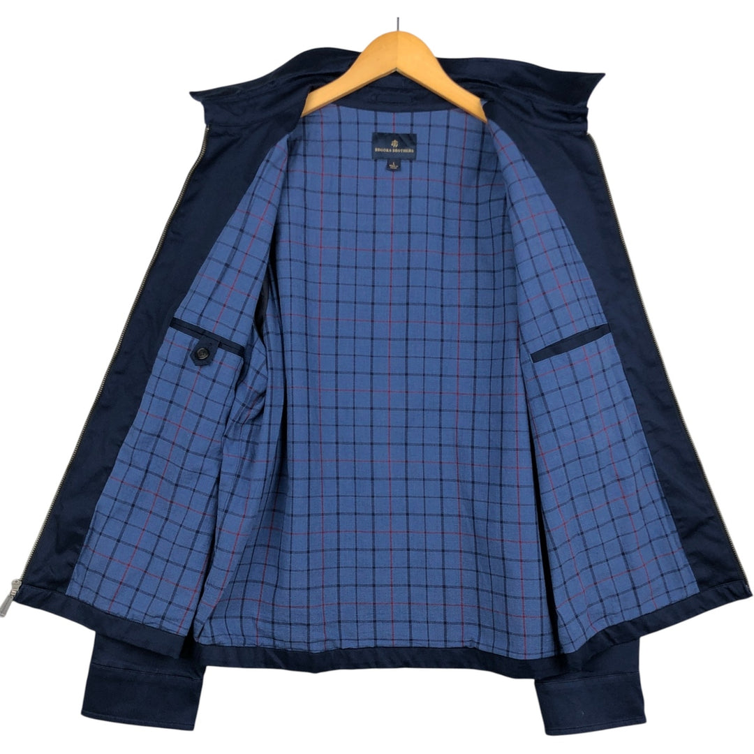 Brooks Brothers Swing Top Sports Jacket, Men's Size L (approx.) cotton navy blue type Vintage Second Hand
