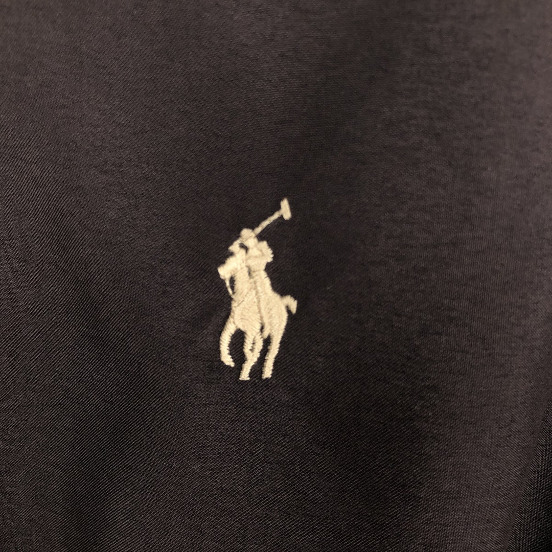 Ralph Lauren POLO RALPH LAUREN Swing Top Sports Jacket Men's L size polyester black type Vintage Second Hand