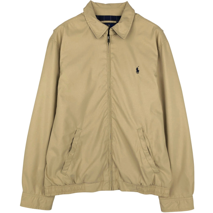 Ralph Lauren POLO RALPH LAUREN Swing Top Sports Jacket Men's M polyester Beige type Vintage Second Hand