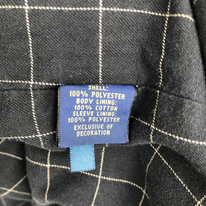 Ralph Lauren POLO RALPH LAUREN Swing Top Sports Jacket Men's L size polyester black type Vintage Second Hand
