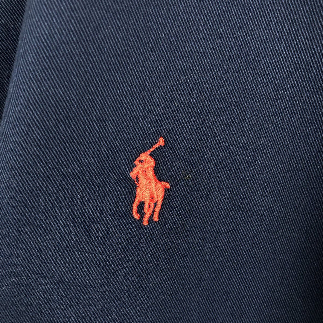 Ralph Lauren POLO by Ralph Lauren Swing Top Sports Jacket Men's XL cotton navy blue type Vintage Second Hand
