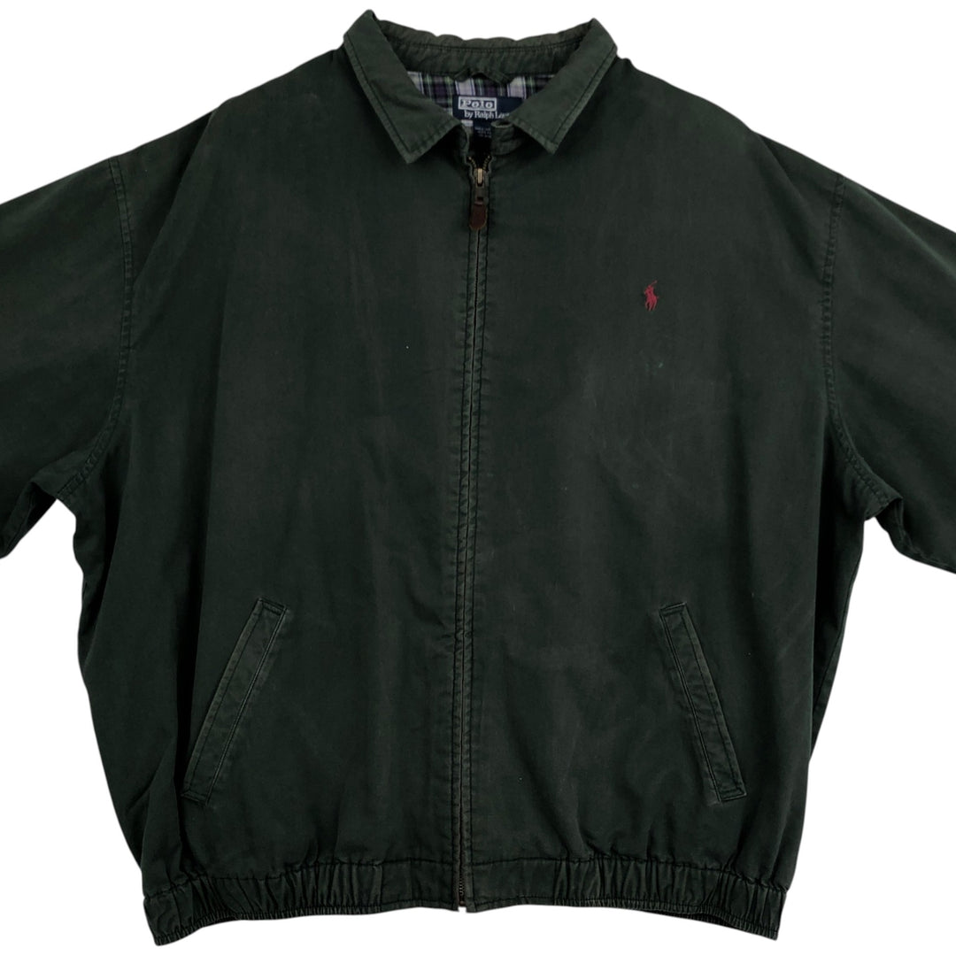 Ralph Lauren POLO by Ralph Lauren Swing Top Sports Jacket Men's XXL cotton Green type dark green Vintage Second Hand