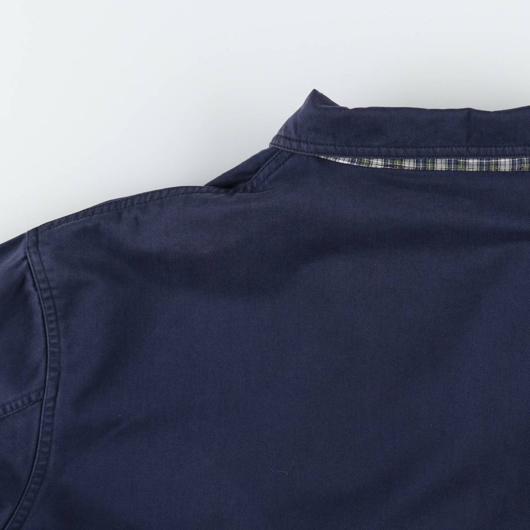 Ralph Lauren POLO by Ralph Lauren Swing Top Sports Jacket Men's XL cotton navy blue type Vintage Second Hand