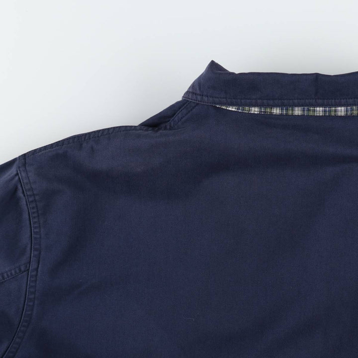 Ralph Lauren POLO by Ralph Lauren Swing Top Sports Jacket Men's XL cotton navy blue type Vintage Second Hand
