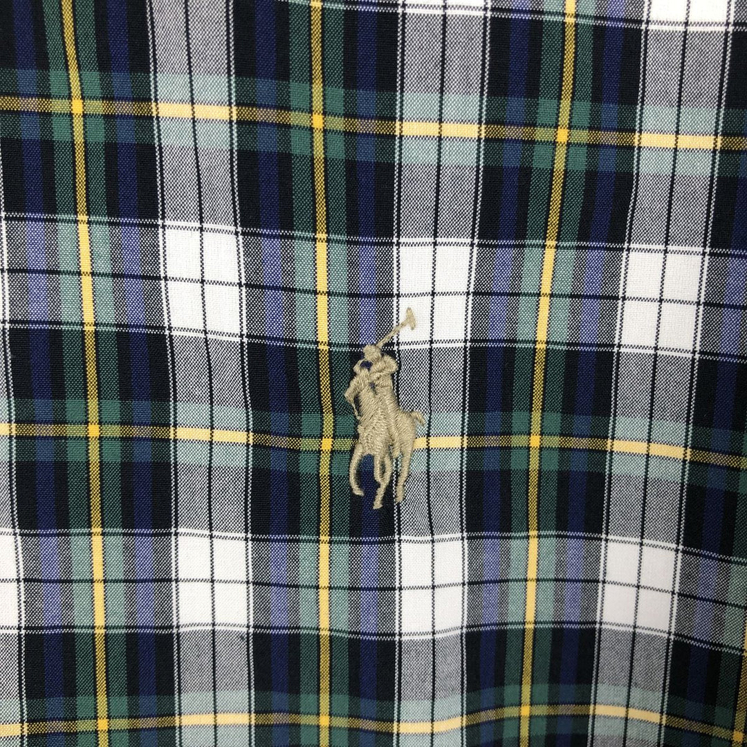 Ralph Lauren POLO RALPH LAUREN Check Pattern Reversible Harrington Jacket Swing Top Men's XL Equivalent cotton navy blue type Vintage Second Hand