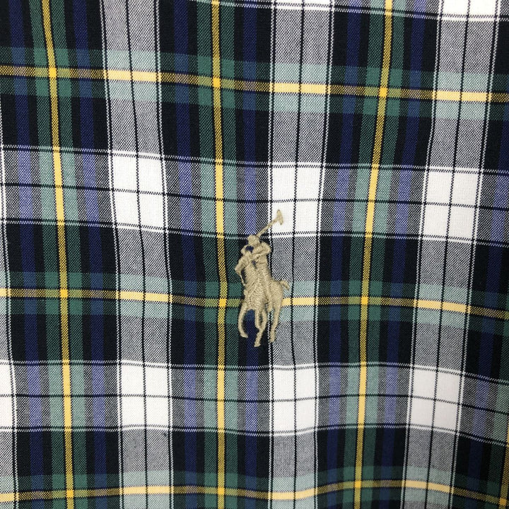 Ralph Lauren POLO RALPH LAUREN Check Pattern Reversible Harrington Jacket Swing Top Men's XL Equivalent cotton navy blue type Vintage Second Hand