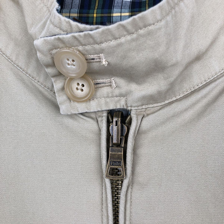 Ralph Lauren POLO RALPH LAUREN Check Pattern Reversible Harrington Jacket Swing Top Men's XL Equivalent cotton navy blue type Vintage Second Hand