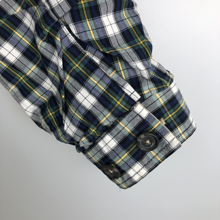 Ralph Lauren POLO RALPH LAUREN Check Pattern Reversible Harrington Jacket Swing Top Men's XL Equivalent cotton navy blue type Vintage Second Hand