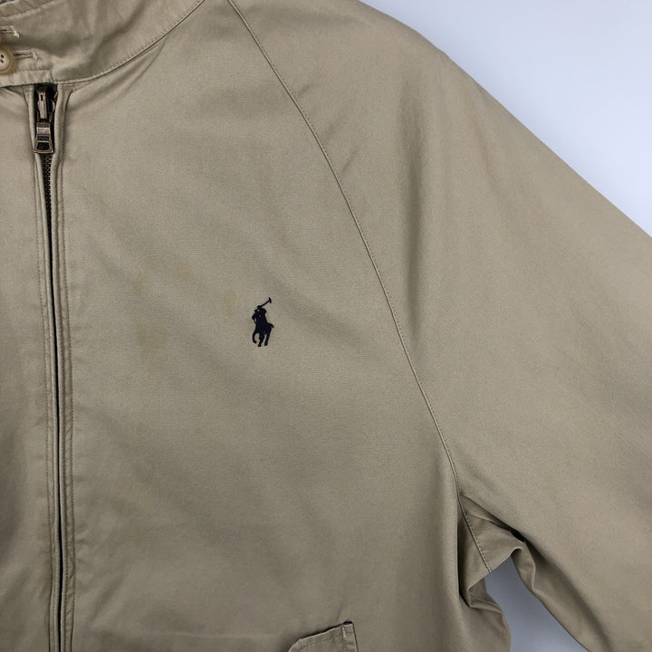 Ralph Lauren POLO RALPH LAUREN Check Pattern Reversible Harrington Jacket Swing Top Men's XL Equivalent cotton navy blue type Vintage Second Hand