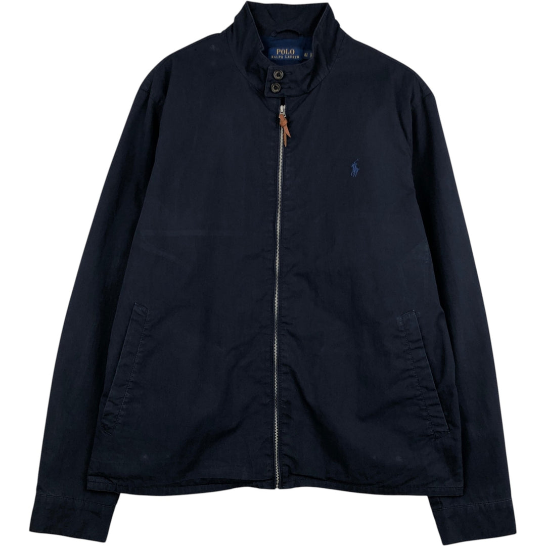 Ralph Lauren POLO RALPH LAUREN Harrington Jacket, Swing Top, Men's XL cotton navy blue type Vintage Second Hand