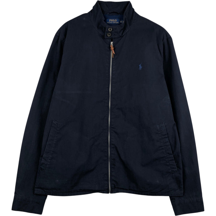 Ralph Lauren POLO RALPH LAUREN Harrington Jacket, Swing Top, Men's XL cotton navy blue type Vintage Second Hand