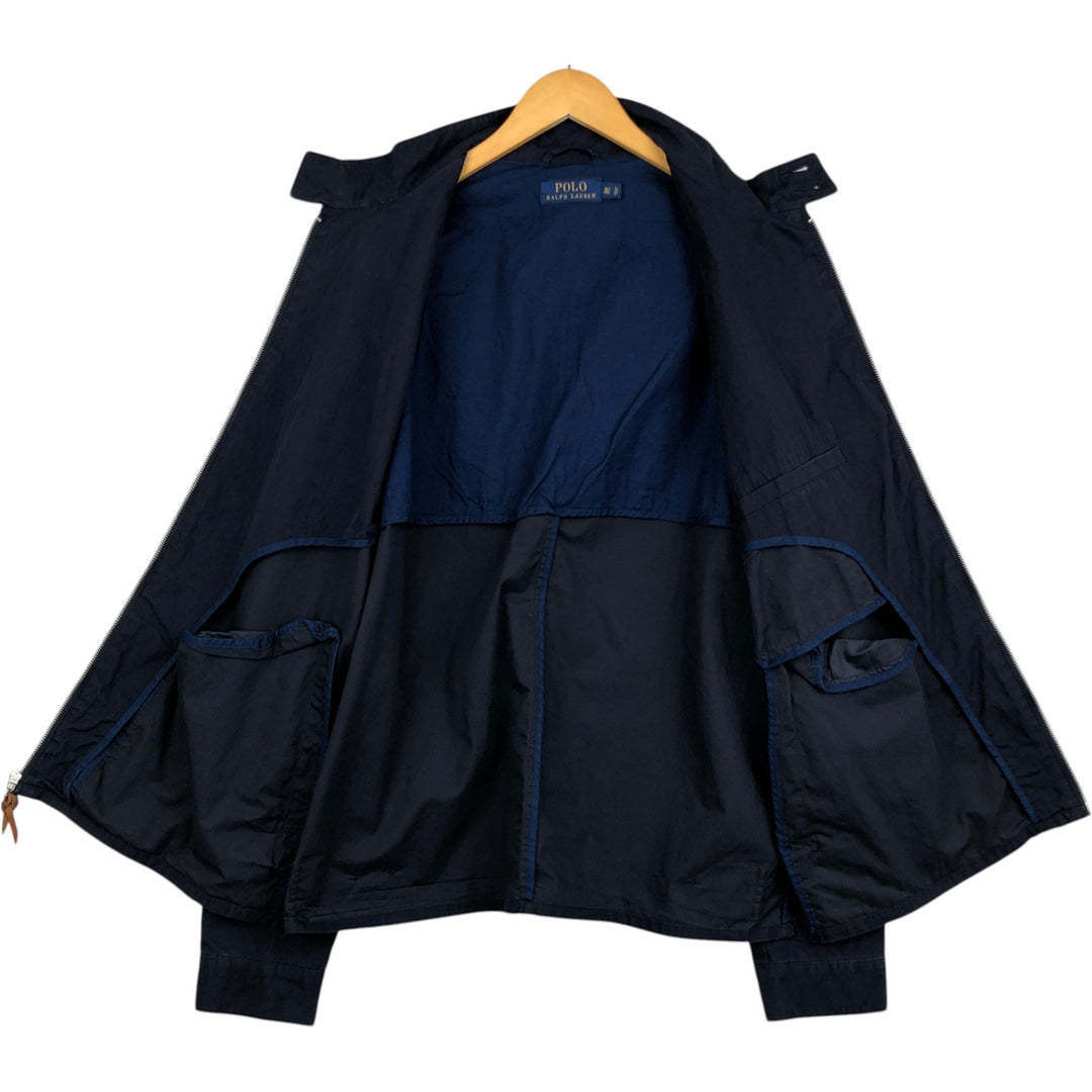Ralph Lauren POLO RALPH LAUREN Harrington Jacket, Swing Top, Men's XL cotton navy blue type Vintage Second Hand
