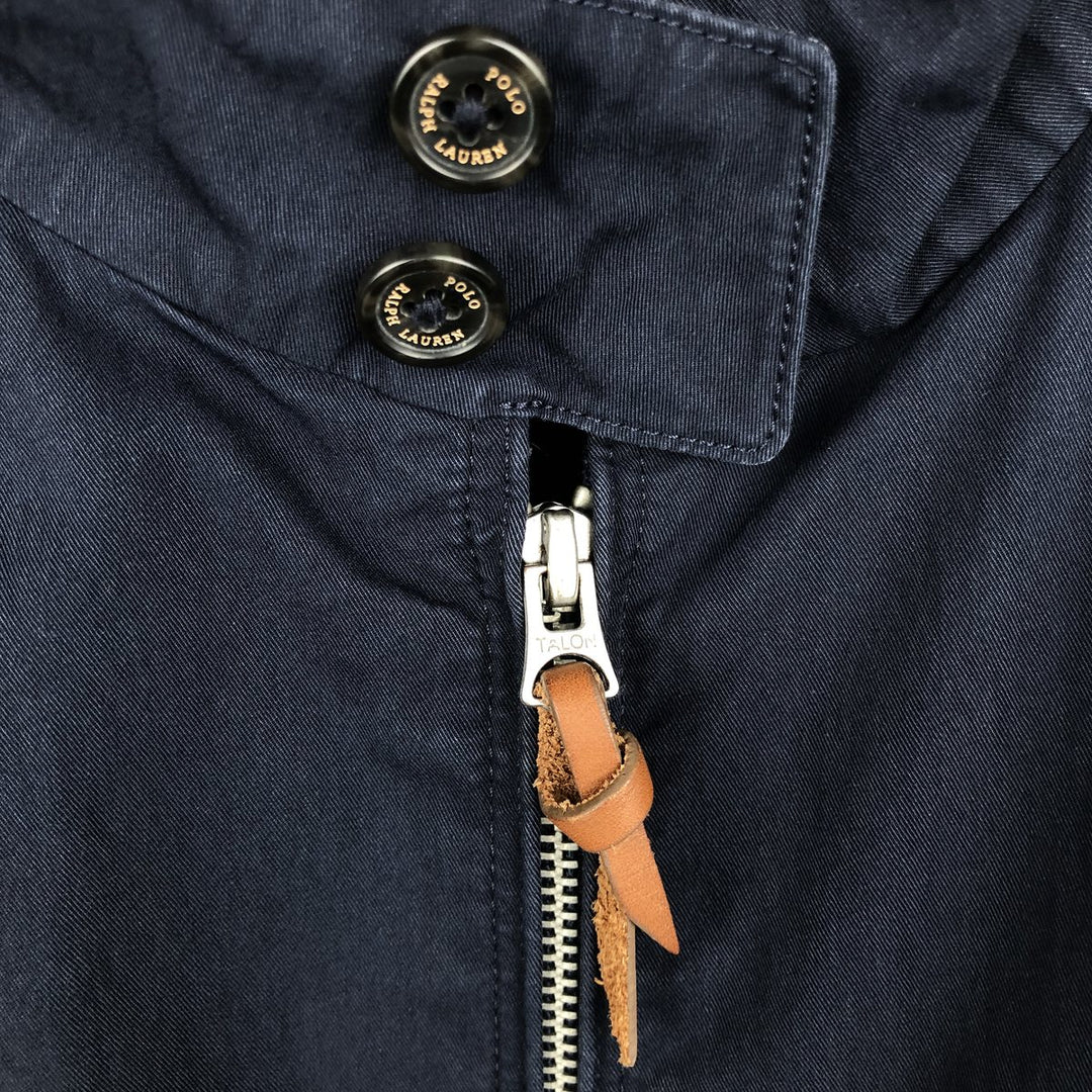 Ralph Lauren POLO RALPH LAUREN Harrington Jacket, Swing Top, Men's XL cotton navy blue type Vintage Second Hand
