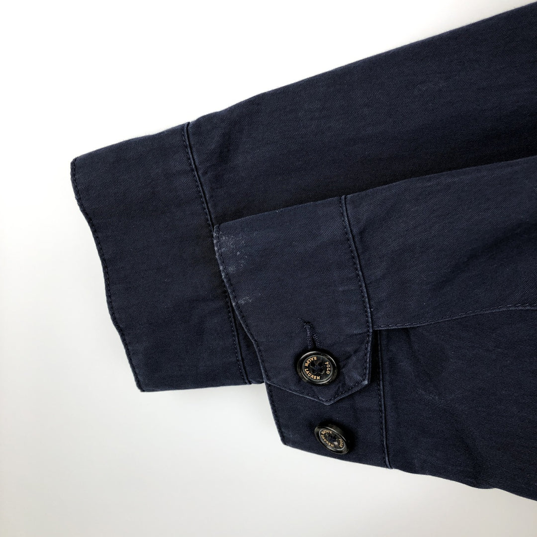 Ralph Lauren POLO RALPH LAUREN Harrington Jacket, Swing Top, Men's XL cotton navy blue type Vintage Second Hand