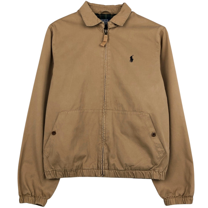 Ralph Lauren POLO by Ralph Lauren Swing Top Sports Jacket Men's S cotton beige type brown Vintage Second Hand