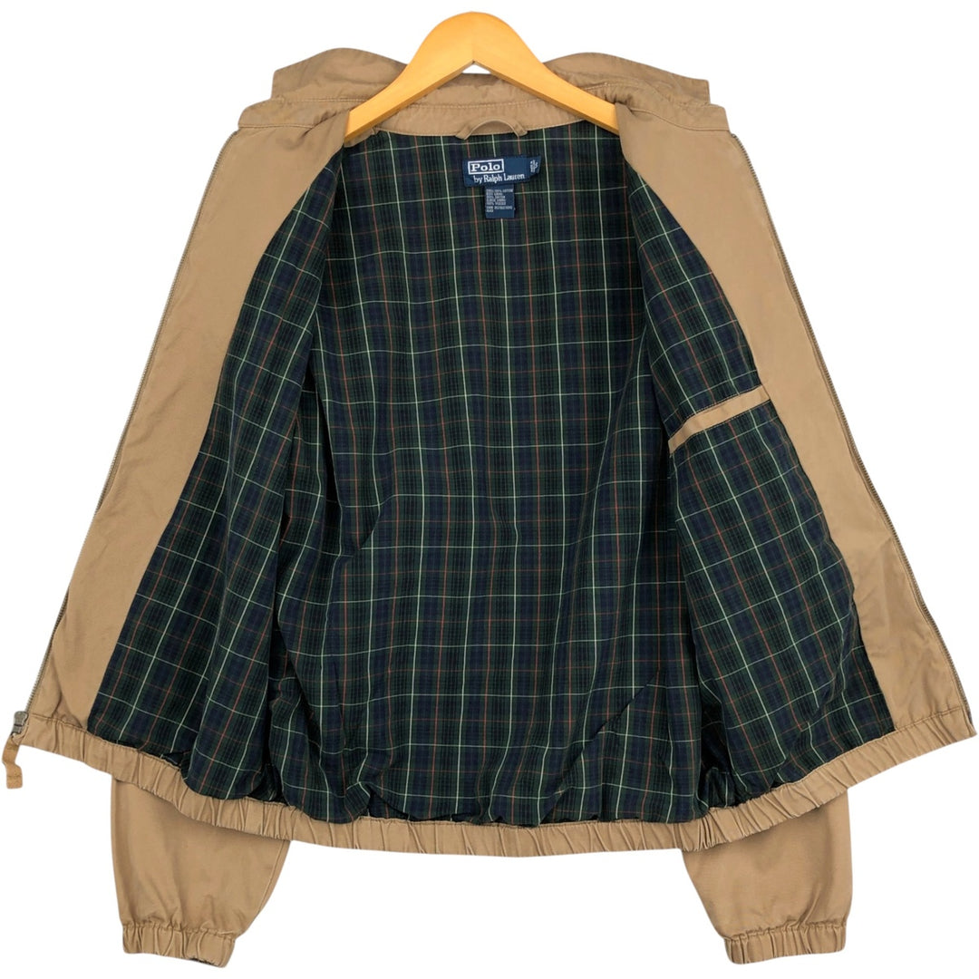 Ralph Lauren POLO by Ralph Lauren Swing Top Sports Jacket Men's S cotton beige type brown Vintage Second Hand