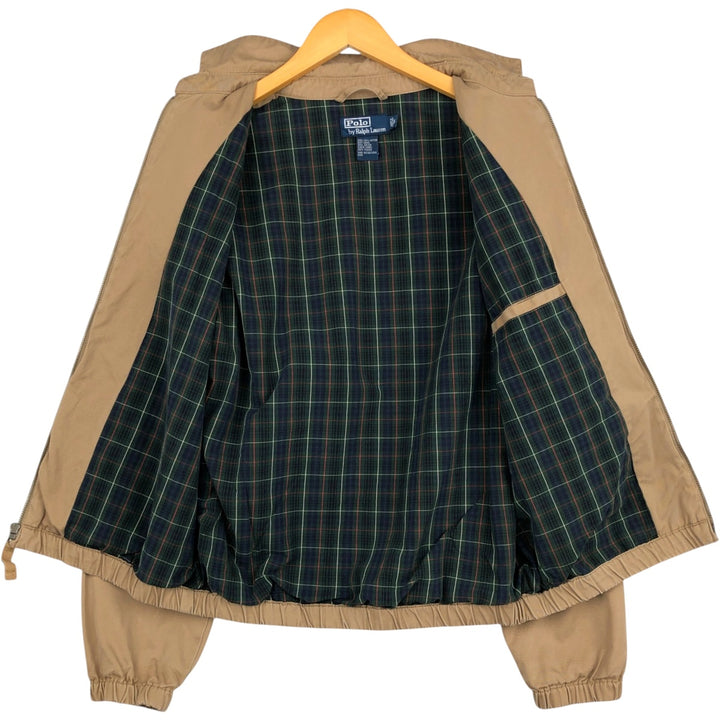 Ralph Lauren POLO by Ralph Lauren Swing Top Sports Jacket Men's S cotton beige type brown Vintage Second Hand