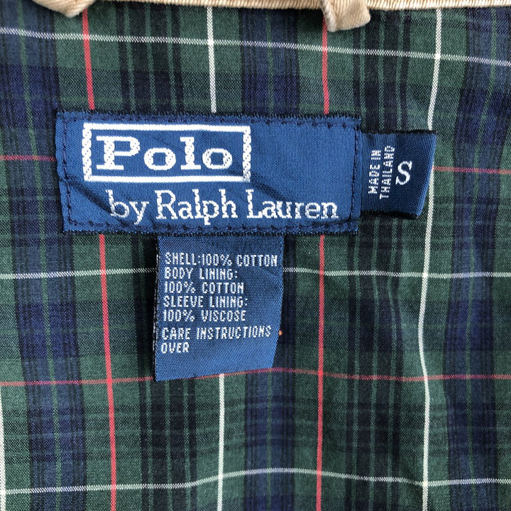 Ralph Lauren POLO by Ralph Lauren Swing Top Sports Jacket Men's S cotton beige type brown Vintage Second Hand